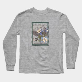 Colorado vintage stamp Long Sleeve T-Shirt